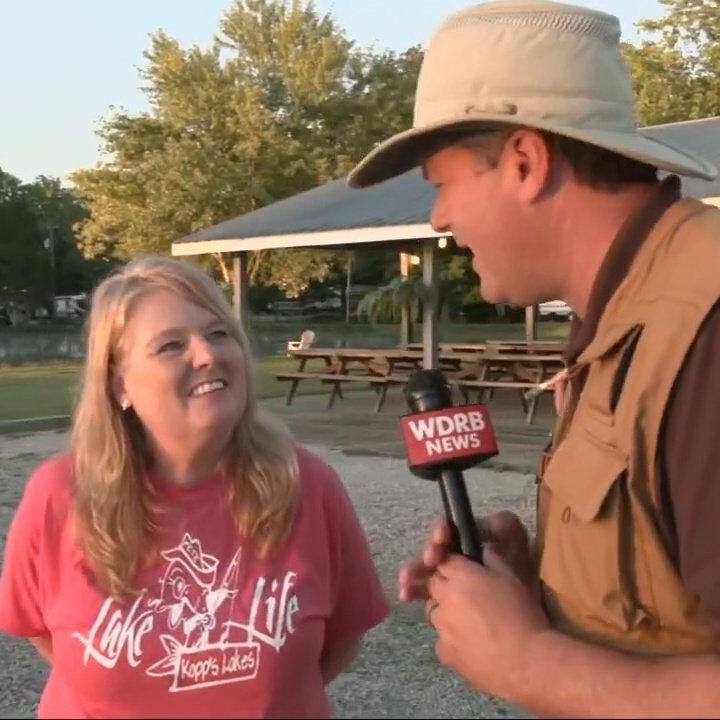 Keith Kaiser learns more about fishing at Kopp's Lakes